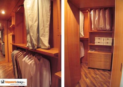 Cabina armadio con specchio