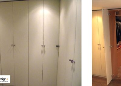 Cabina armadio moderna con ante