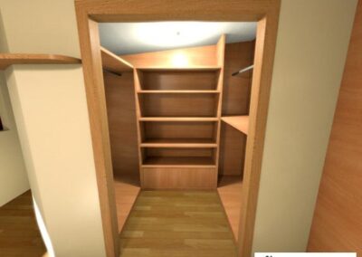 Piccola cabina armadio