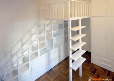 soppalco su misura per letto