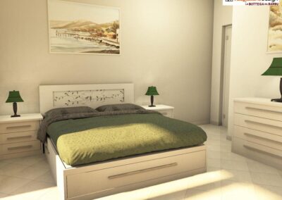 Testiera letto con stampa