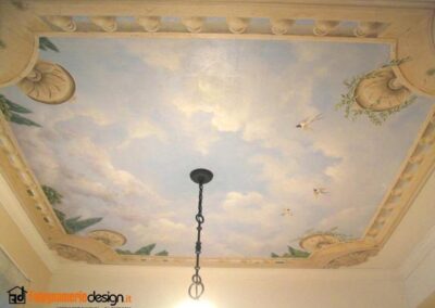 soffitto decorato a mano libera