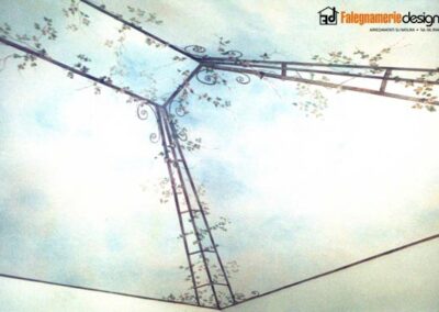 Dipinto su intero soffitto