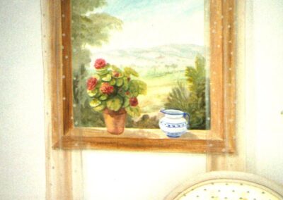 dipinto effetto finestra
