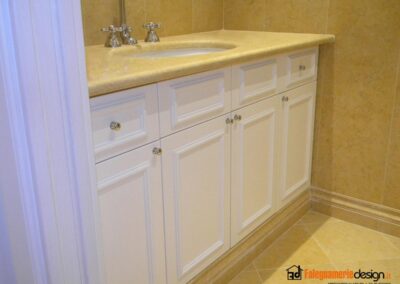 Mobile classico bagno per base lavandino