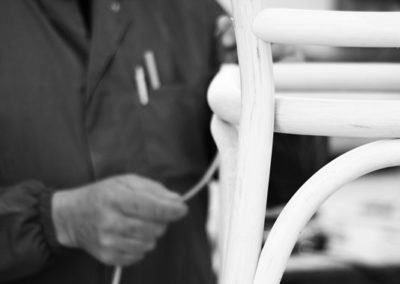 Lavorazione sedia Roma