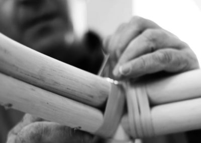 Sedia in lavorazione