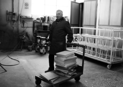 Carrellino per il legno