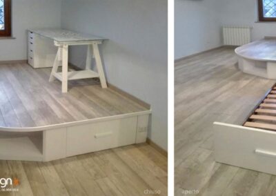 Scrivania in legno per camera o studio