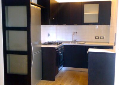 Divisorio in vetro per cucina