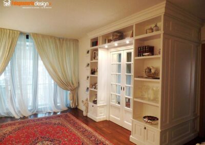 Libreria con boiserie