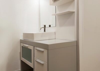 Bagno con cassettoni