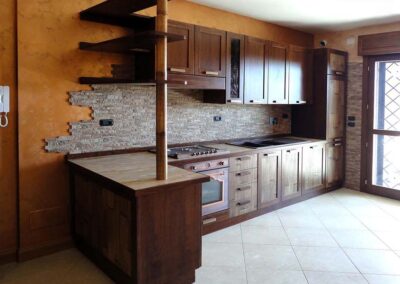 Cucina in vero legno