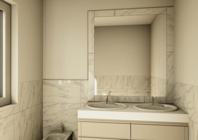 Bagno con due lavandini