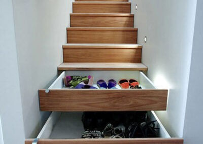scala sfruttabile con cassetti