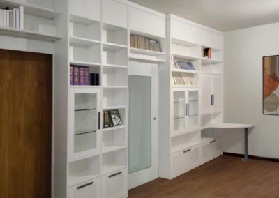 Libreria a ponte con porta