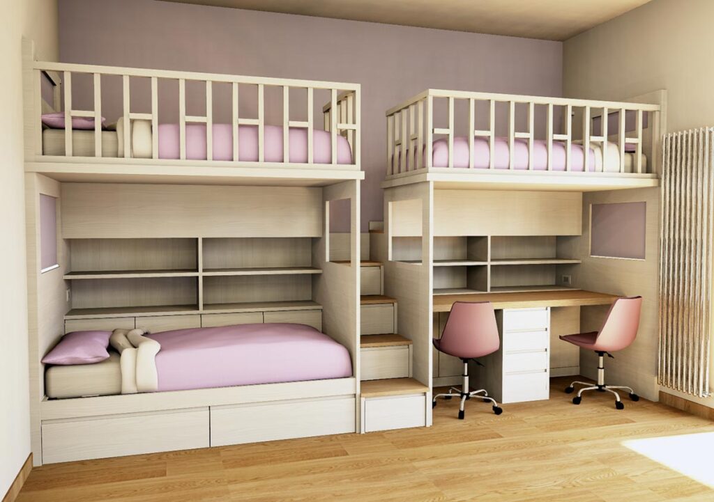 Mobili per cameretta dei bambini