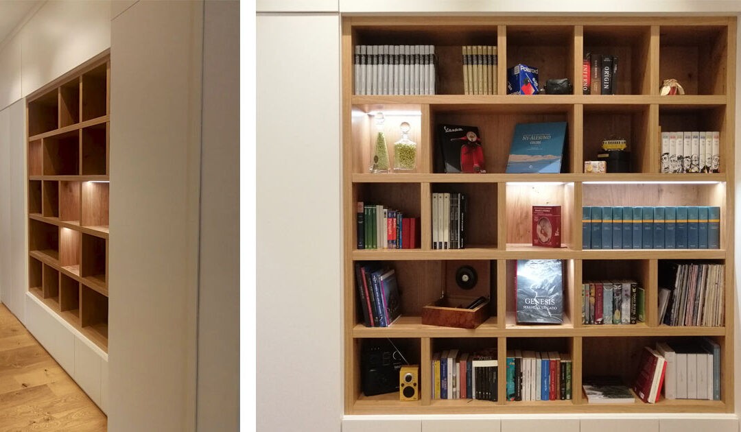 IDIMEX Libreria TEQUILA In Legno Di Pino Massiccio - 3 Ripiani + Cassetto - 80x174x44 Cm