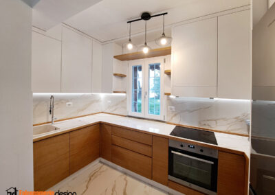 Cucina ad angolo moderna