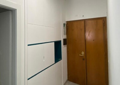 Armadio per ingresso minimal bianco