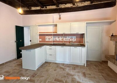 Cucina piccola con penisola