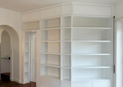 Libreria su misura fuorisquadro