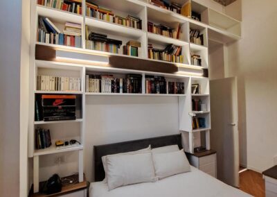 Armadio con libreria a ponte