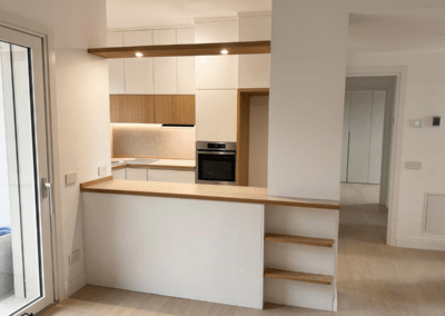 Cucina moderna ad angolo