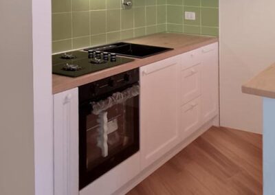 Cucina piccola in stile scandinavo