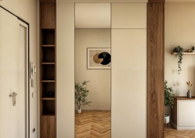 Cabina armadio per ingresso
