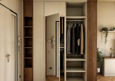 Cabina armadio per ingresso