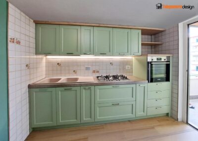 Cucina classica verde