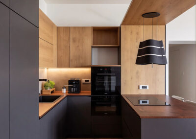 Cucina moderna ad angolo