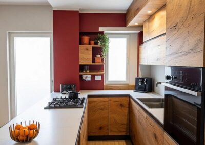 Cucina angolare stile industral
