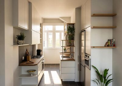 Cucina bianca moderna