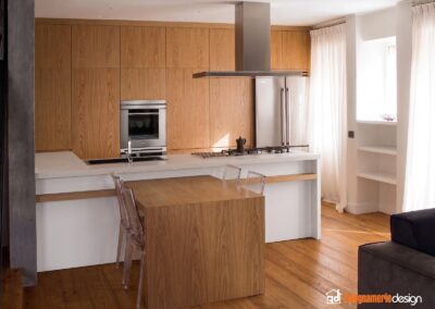 Cucina moderna con isola