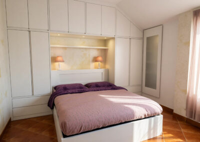 Camera da letto con cabina armadio