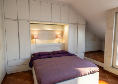 Camera da letto con cabina armadio