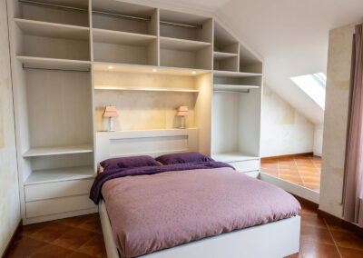Camera da letto con cabina armadio