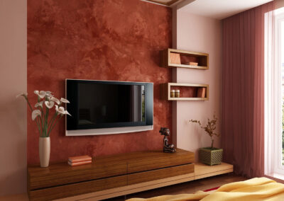 Camera da letto in legno