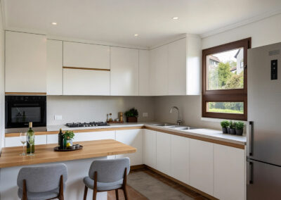 Cucina moderna ad angolo