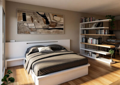 letto su misura in legno