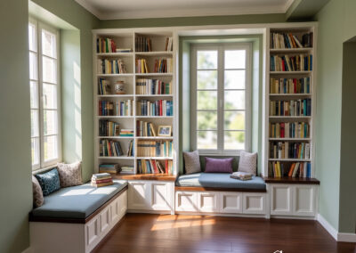 Libreria su misura in legno