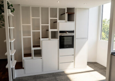 scala sfruttabile con forno