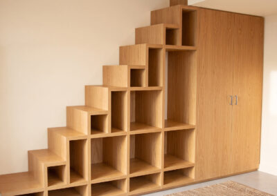Scala fruttabile su misura con libreria