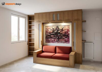 Letto a scomparsa per soggiorno