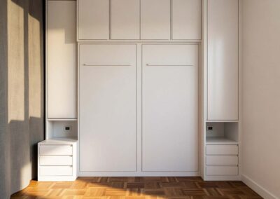 Letto singolo doppio a scomparsa