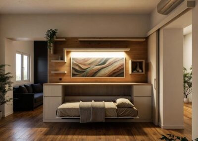 Letto singolo a scomparsa