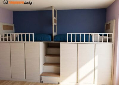letto a soppalco su misura