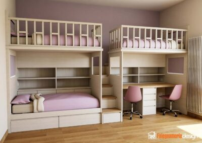 letto a soppalco su misura